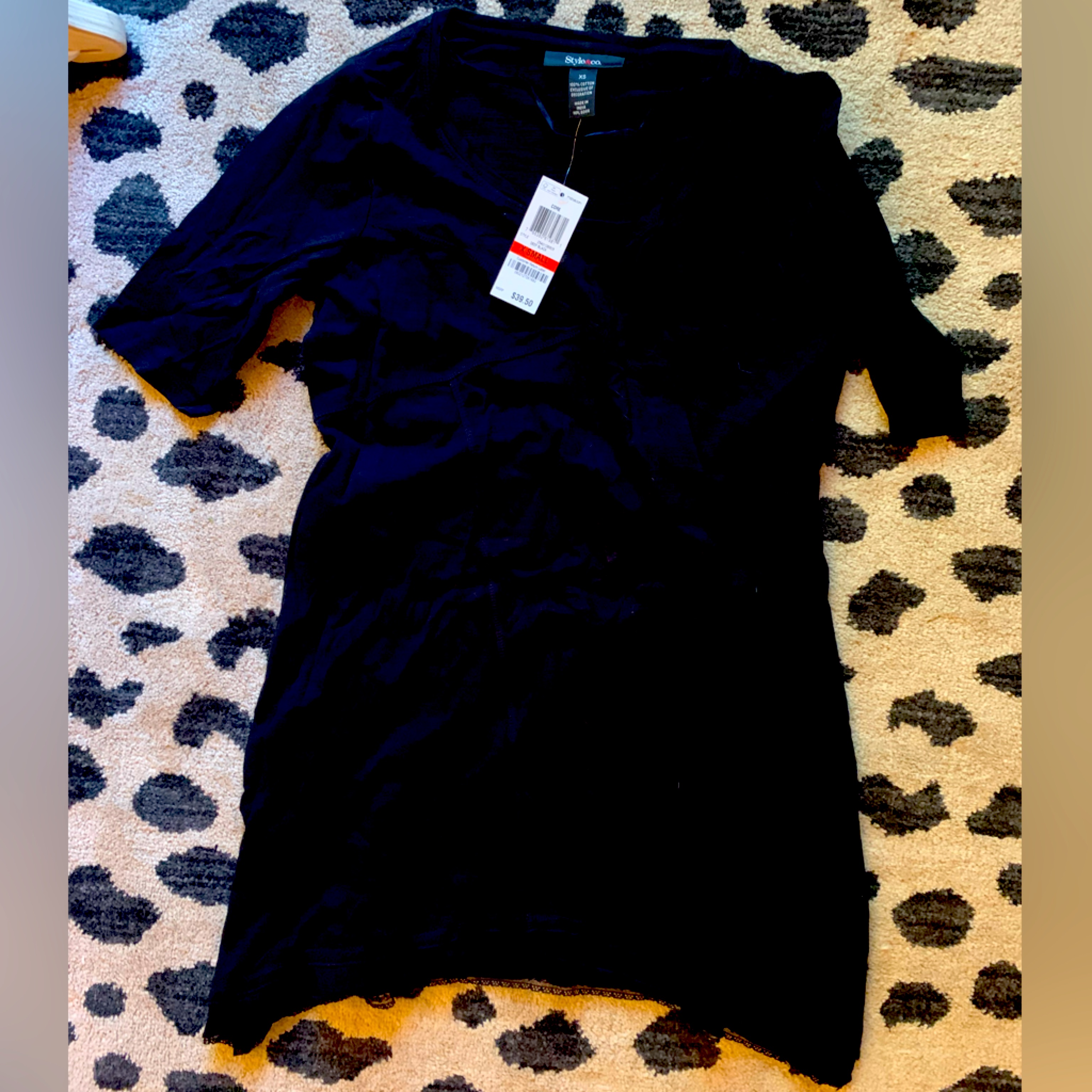 Basic Black Blouse, Nwt